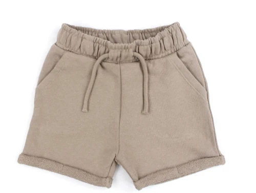 Lil Atelier mocha meringue sweatshorts